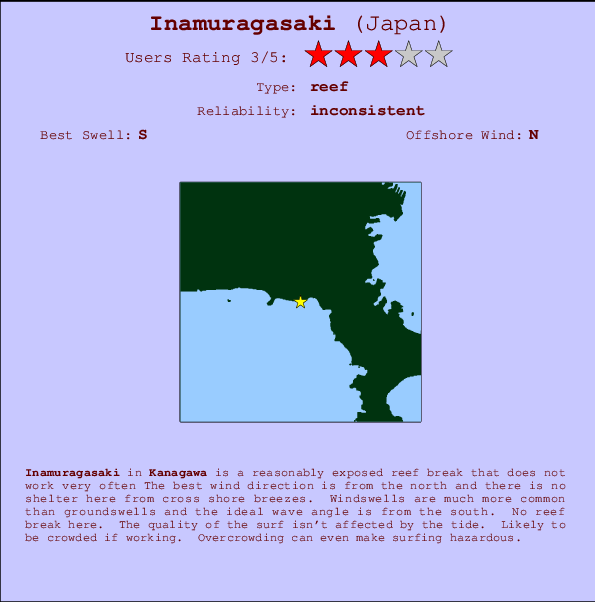 Inamuragasaki Mappa ed info della località
