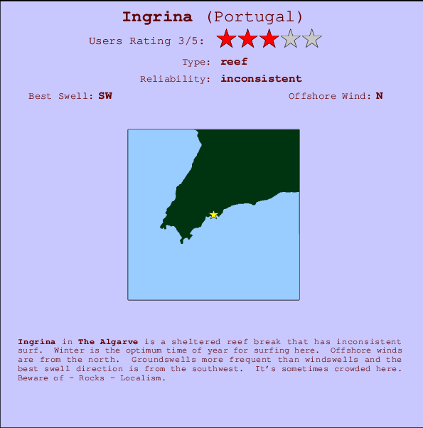 Ingrina Mappa ed info della località