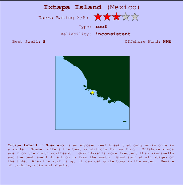 Ixtapa Island Mappa ed info della località
