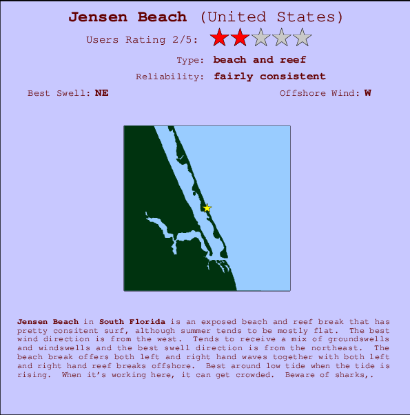 Jensen Beach Mappa ed info della località
