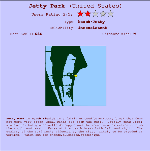 Jetty Park Mappa ed info della località
