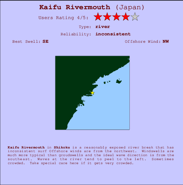 Kaifu Rivermouth Mappa ed info della località