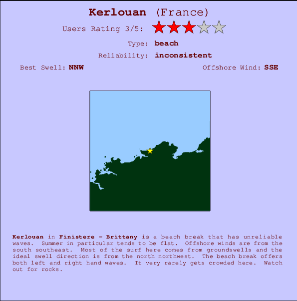 Kerlouan Mappa ed info della località