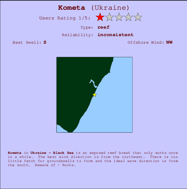 Kometa Mappa ed info della località