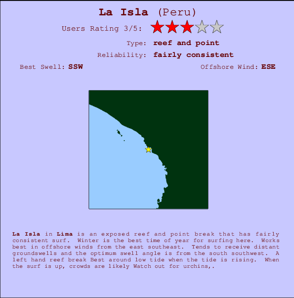 La Isla Mappa ed info della località