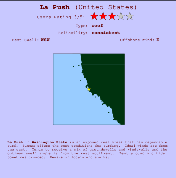 La Push Mappa ed info della località