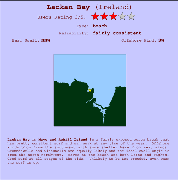 Lackan Bay Mappa ed info della località