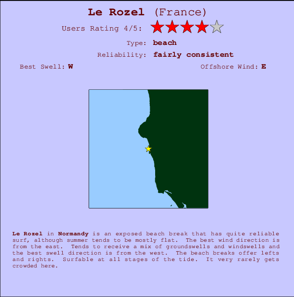 Le Rozel Mappa ed info della località