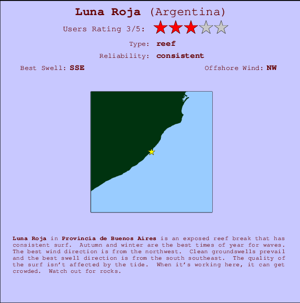 Luna Roja Mappa ed info della località
