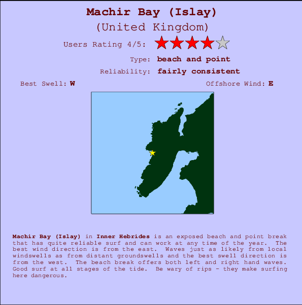 Machir Bay (Islay) Mappa ed info della località