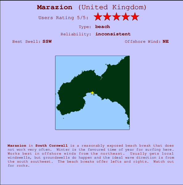 Marazion Mappa ed info della località