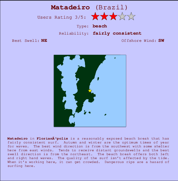 Matadeiro Mappa ed info della località