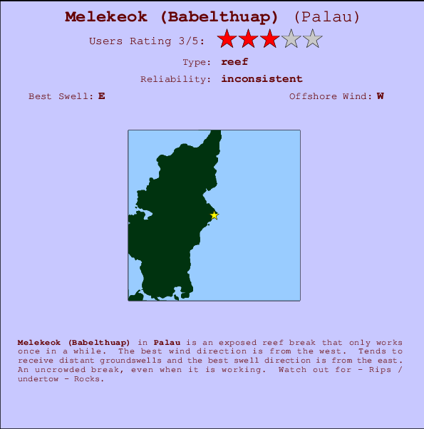 Melekeok (Babelthuap) Mappa ed info della località