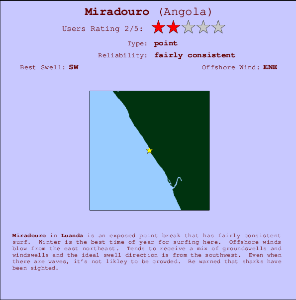 Miradouro Mappa ed info della località