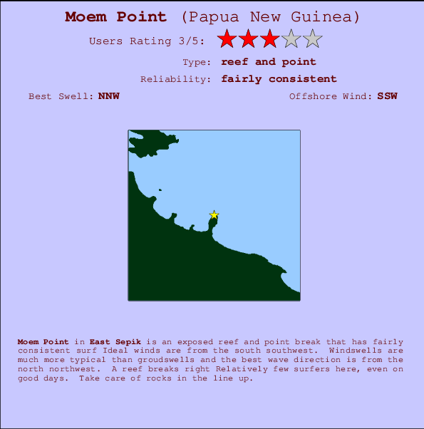 Moem Point Mappa ed info della località