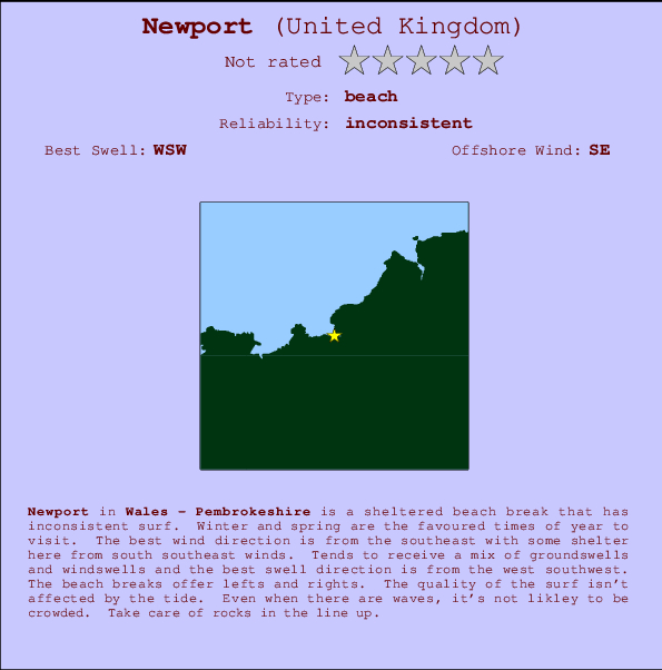 Newport Mappa ed info della località