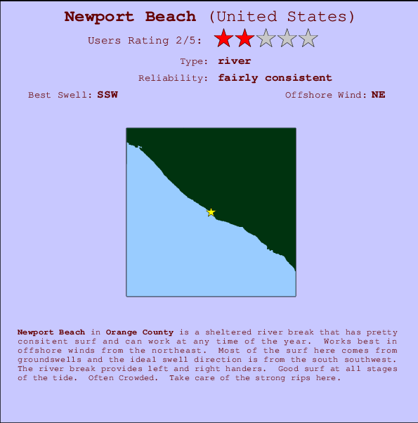 Newport Beach Mappa ed info della località