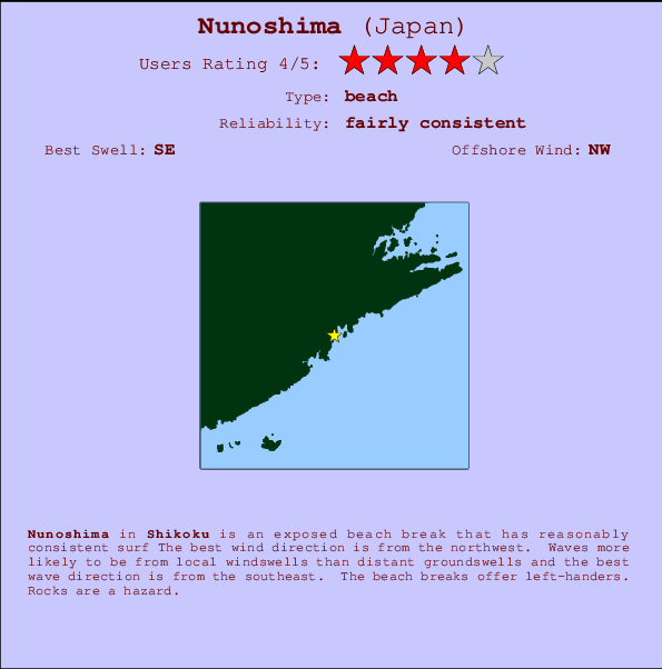 Nunoshima Mappa ed info della località