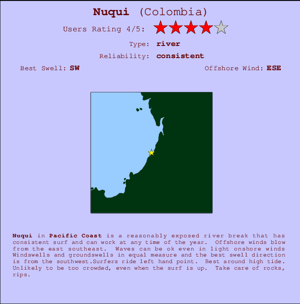 Nuqui Mappa ed info della località
