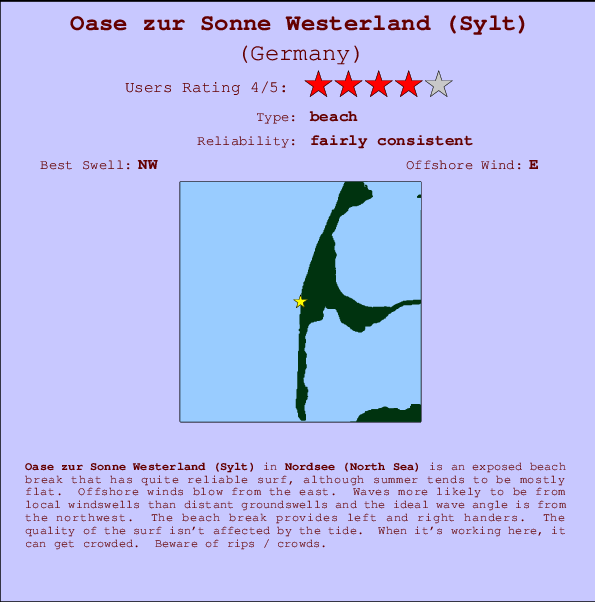 Oase zur Sonne Westerland (Sylt) Mappa ed info della località