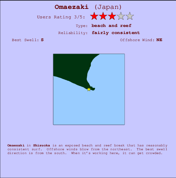 Omaezaki Mappa ed info della località