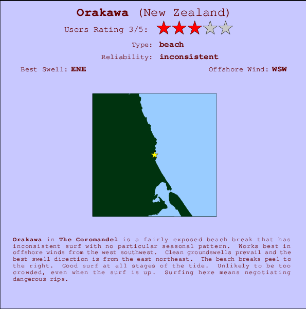 Orakawa Mappa ed info della località