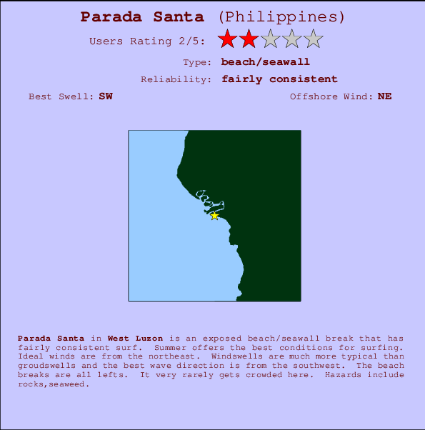 Parada Santa Mappa ed info della località