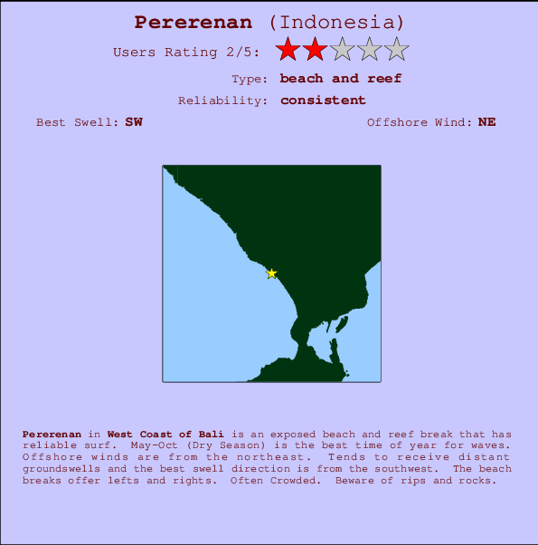 Pererenan Mappa ed info della località