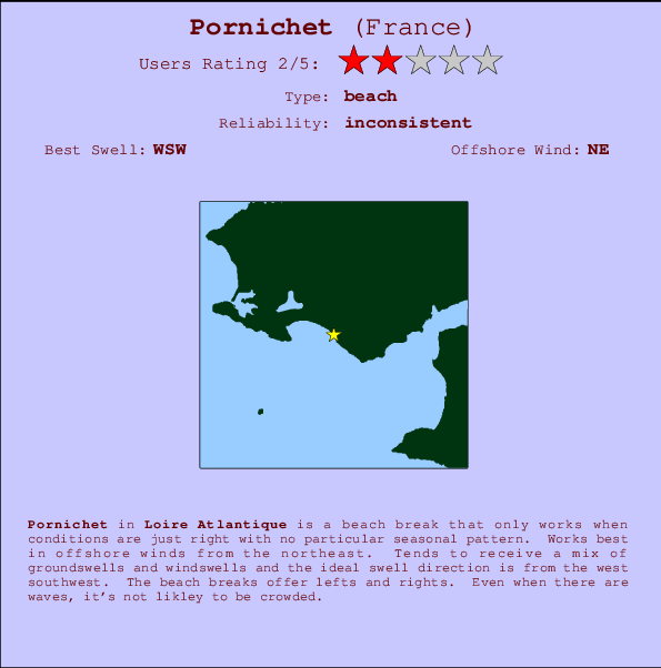 Pornichet Mappa ed info della località