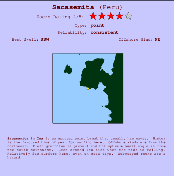 Sacasemita Mappa ed info della località