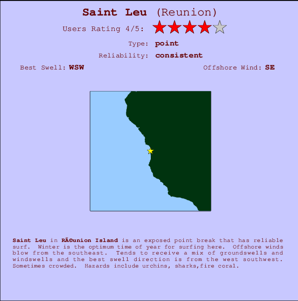 Saint Leu Mappa ed info della località