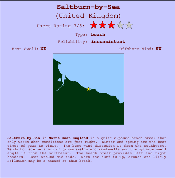 Saltburn-by-Sea Mappa ed info della località