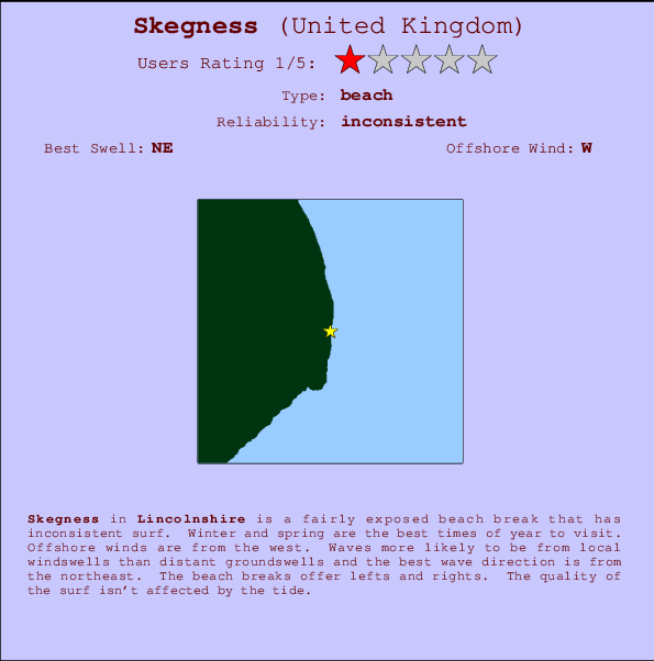 Skegness Mappa ed info della località