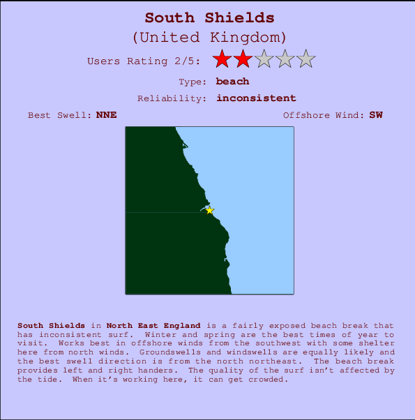 South Shields Mappa ed info della località