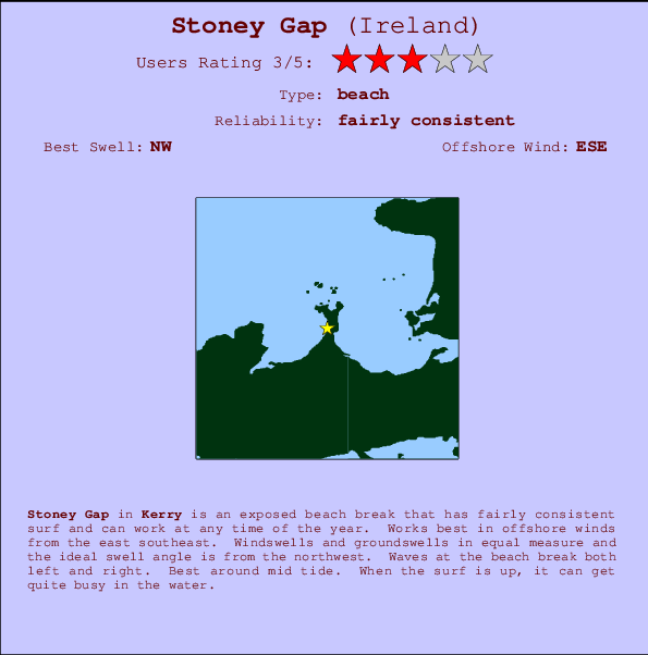 Stoney Gap Mappa ed info della località