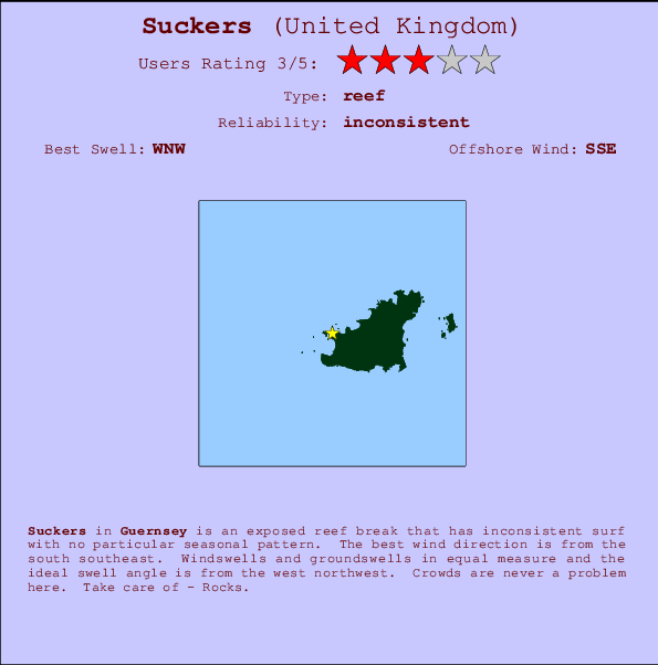 Suckers Mappa ed info della località
