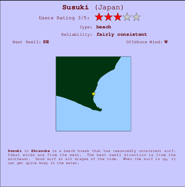 Susuki Mappa ed info della località