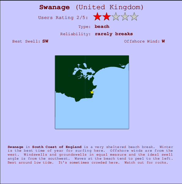 Swanage Mappa ed info della località