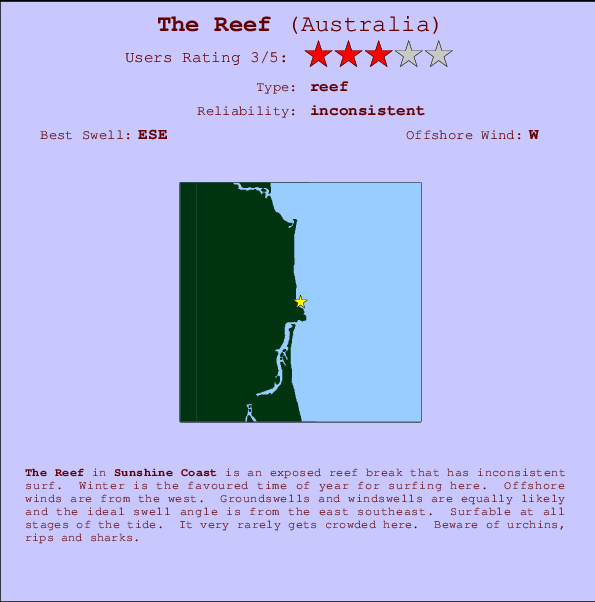 The Reef Mappa ed info della località