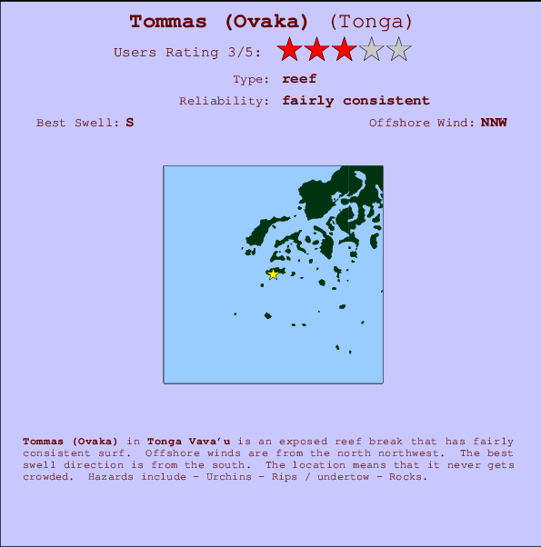 Tommas (Ovaka) Mappa ed info della località