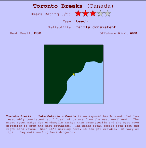 Toronto Breaks Mappa ed info della località
