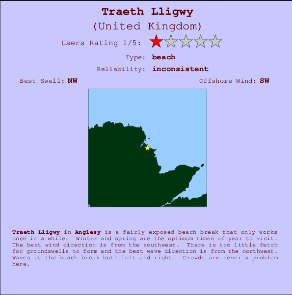 Traeth Lligwy Mappa ed info della località