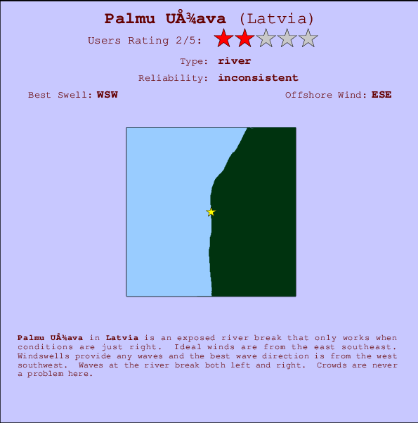 Palmu Užava Mappa ed info della località
