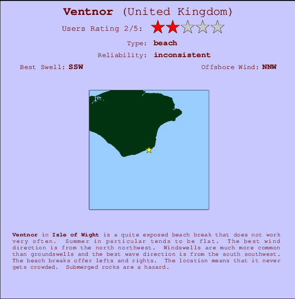 Ventnor Mappa ed info della località