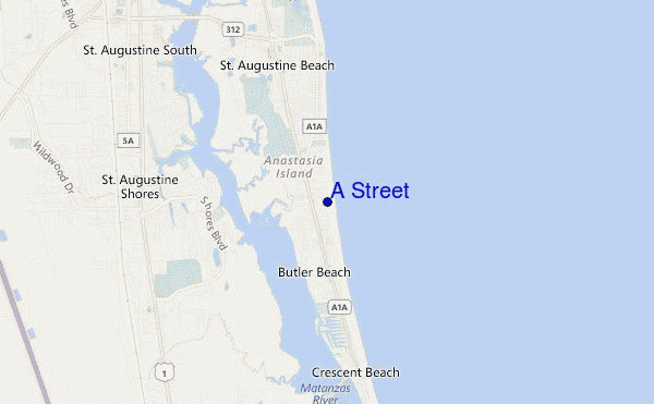 mappa di localizzazione di A Street