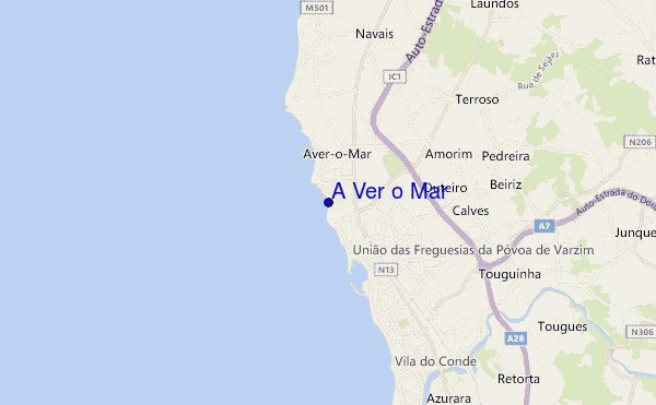 mappa di localizzazione di A Ver o Mar