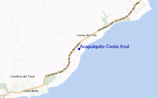 mappa di localizzazione di Acapulquito-Costa Azul