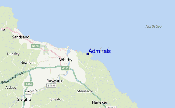mappa di localizzazione di Admirals