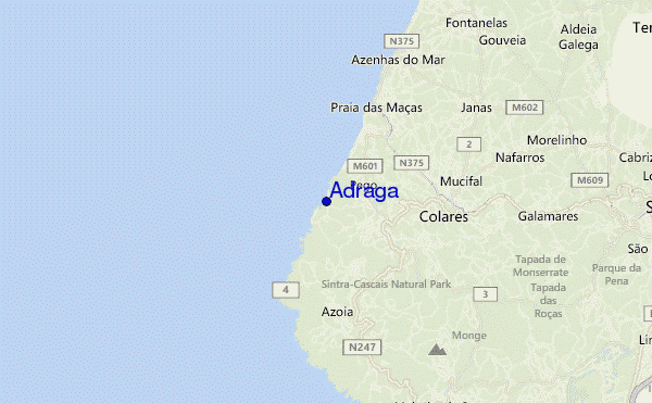 mappa di localizzazione di Adraga