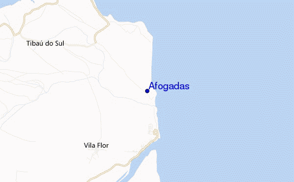 mappa di localizzazione di Afogadas